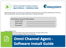 Omni Channel Agent - Software Installation Guide