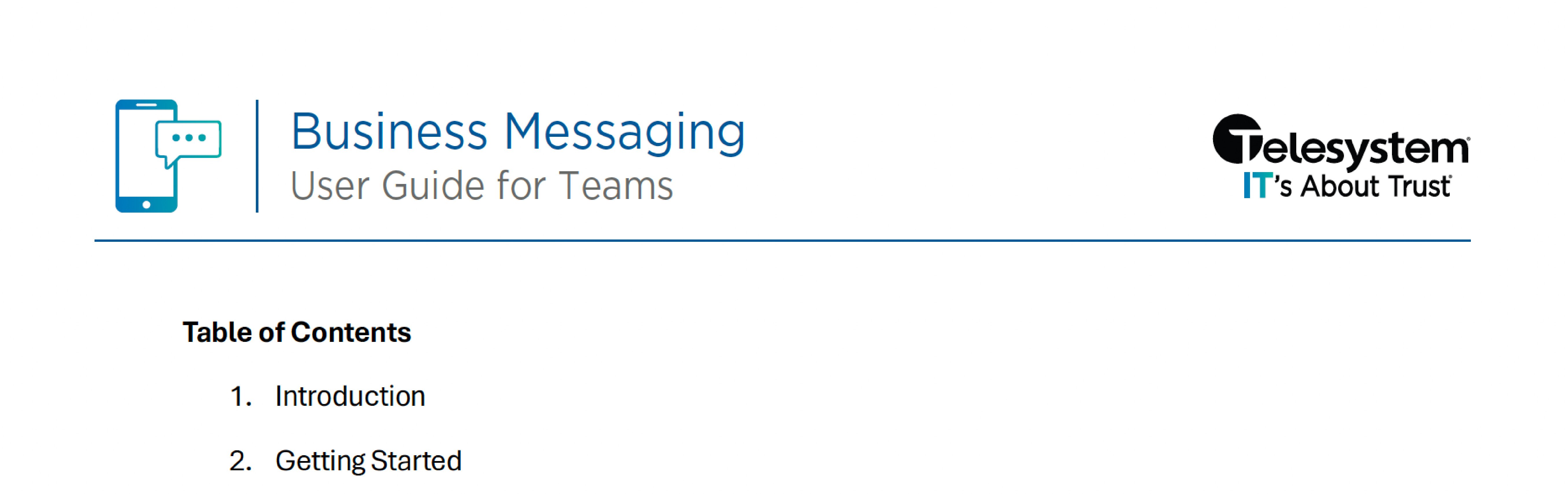 TrustUC_Business Messaging - User Guide for Teams_Thumbnail